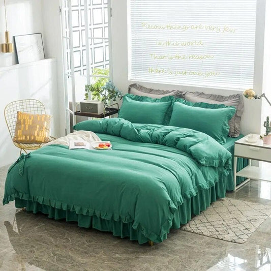 color-11 / 200x230cm duvetcover Simple High Quality Duvet Cover Queen Washed King Quilt Cover 220x240 Soft Comforter Covers 150x200 No Pillowcase