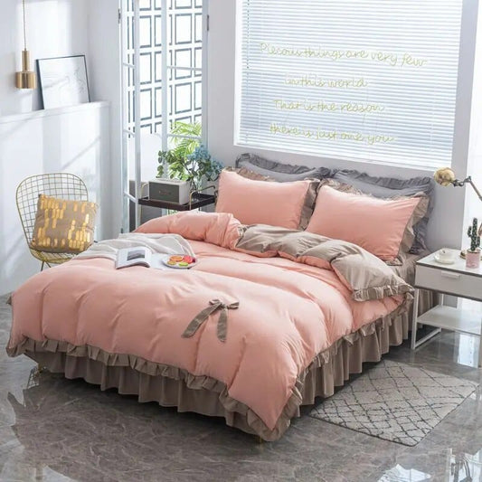 color-5 / 200x230cm duvetcover Simple High Quality Duvet Cover Queen Washed King Quilt Cover 220x240 Soft Comforter Covers 150x200 No Pillowcase
