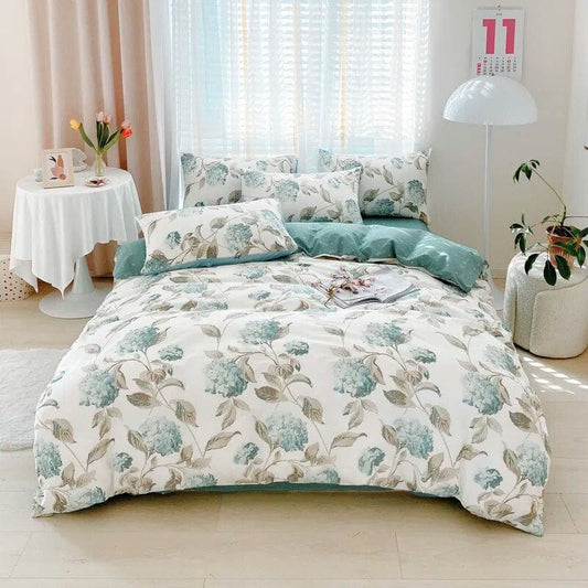 mu jing-lan / Cover 220x240cm 50 Thread Printing 13372 Air Jet Duvet Cover Queen King Size Comforter Cover European And Korean Style Series