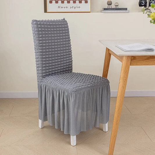 Polyester / Gris Housse de chaise haute gris