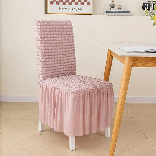 Polyester / Rose Housse de chaise haute rose