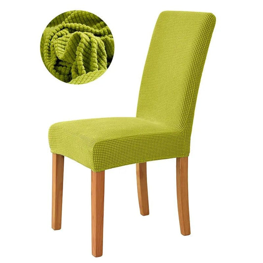 Polyester / Vert lime Housse de chaise extensible vert lime