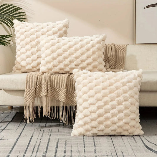 White / 50x50CM Cozy Pillow Covers Pillows for Living Room Knit Decorative Pillows for Sofa Design Pillowcase Soft Modern Cushion Throw Pillow